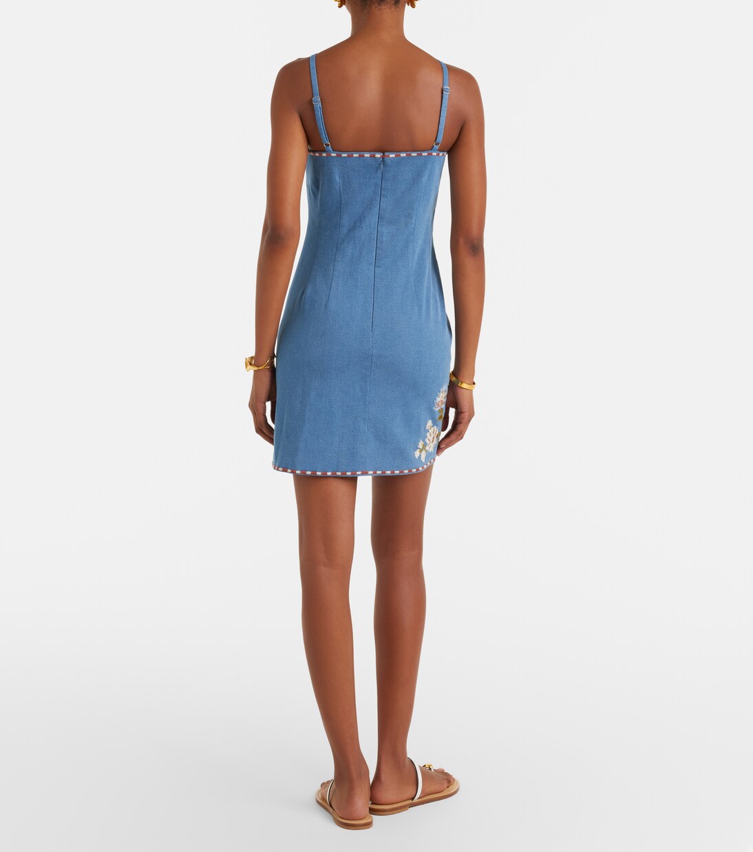 Chester floral denim minidress | Veronica Beard