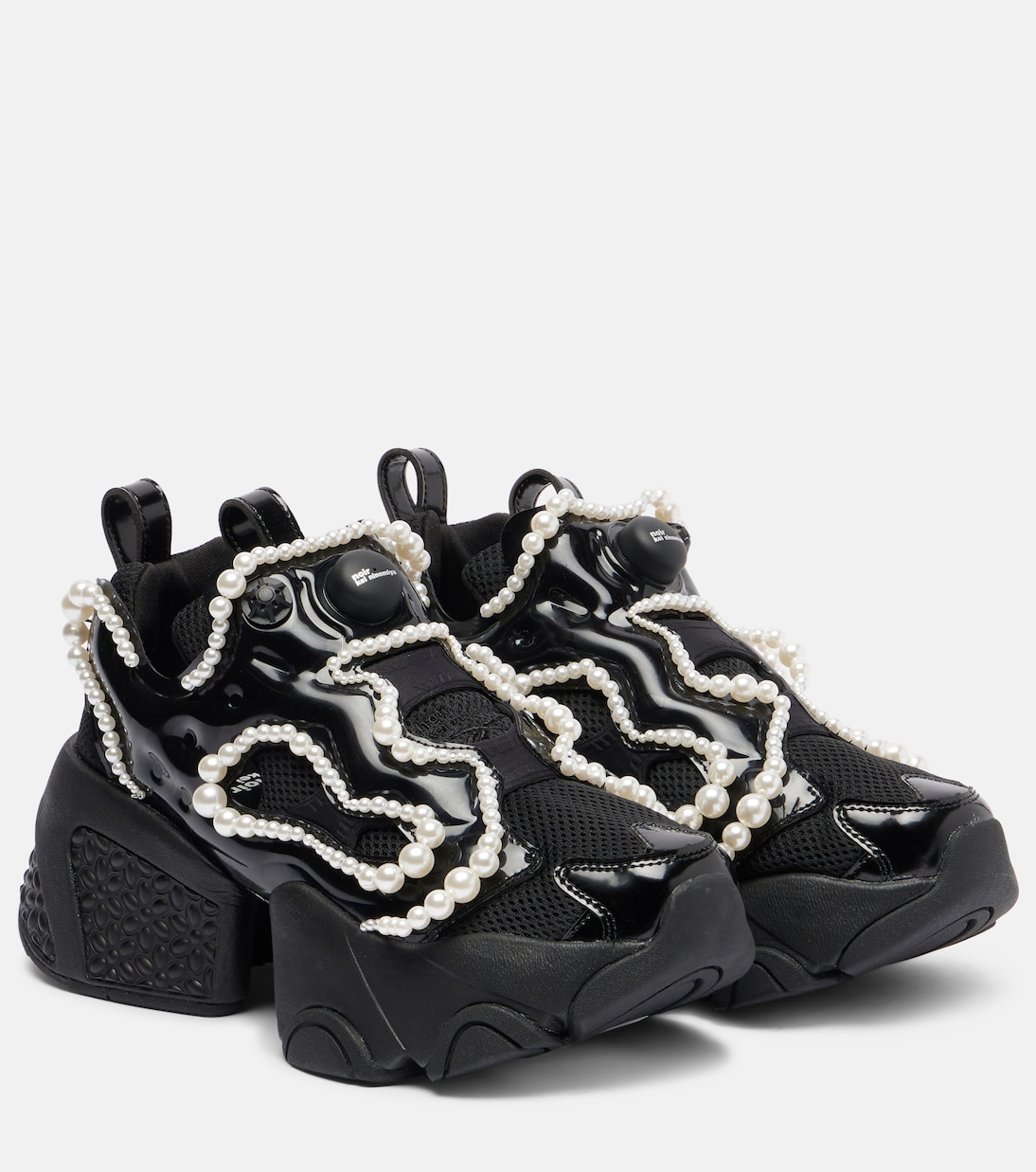 x Reebok embellished platform sneakers | Noir Kei Ninomiya