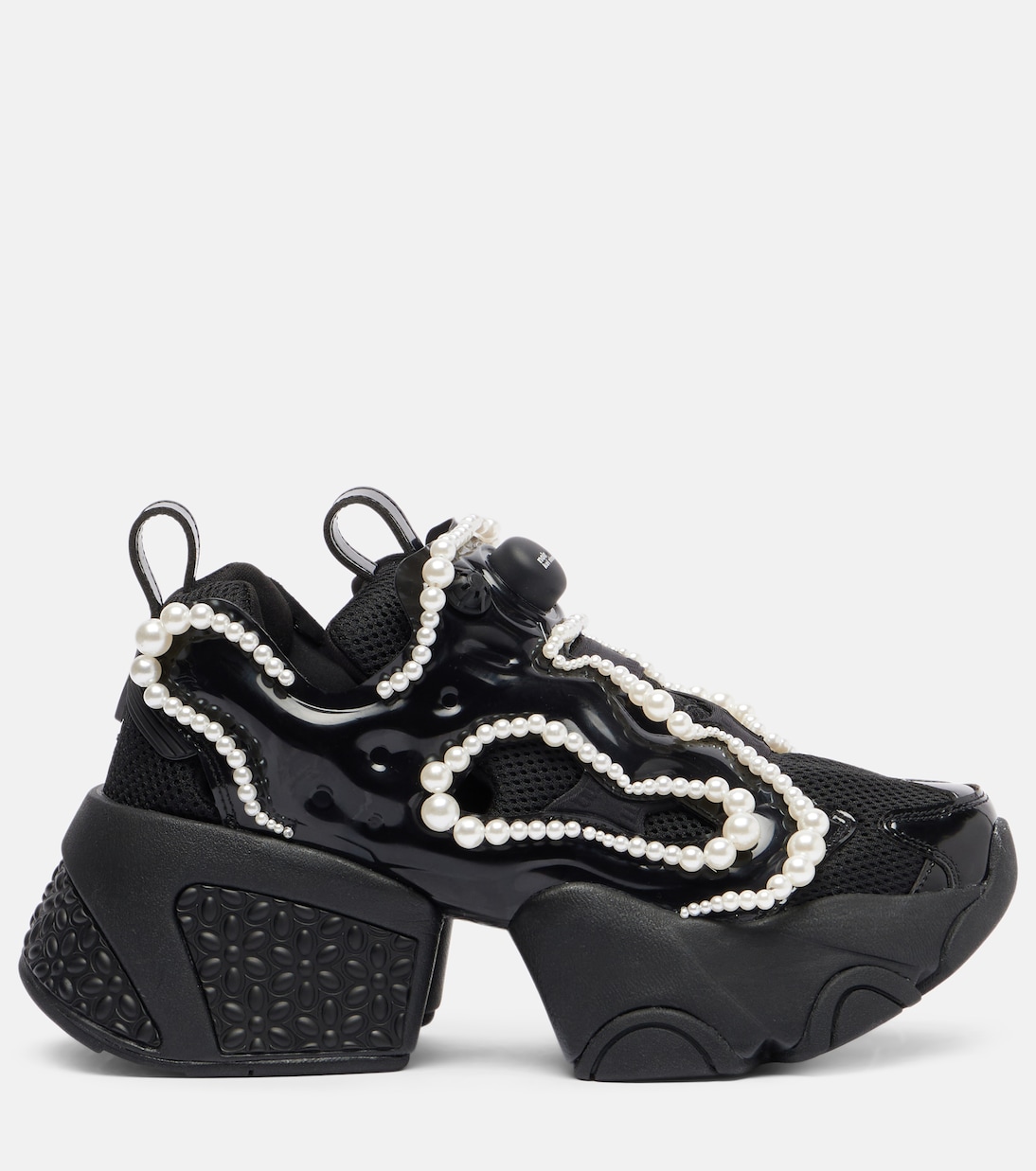 x Reebok embellished platform sneakers | Noir Kei Ninomiya