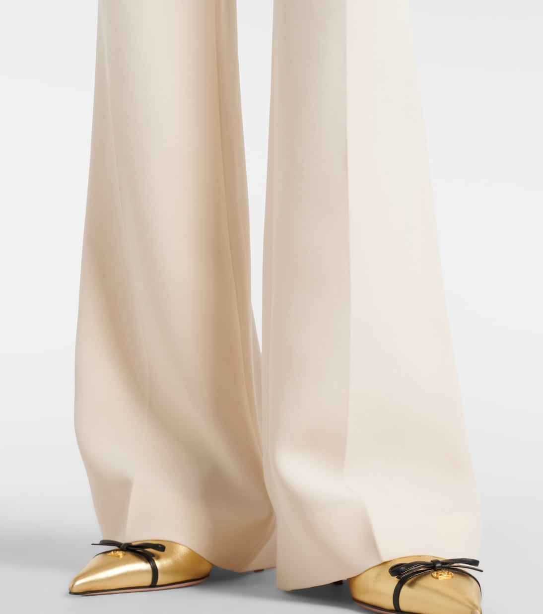 Cady Couture silk wide-leg pants | Valentino
