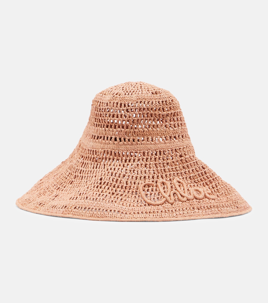 Sombrero de rafia con logo | Chloé
