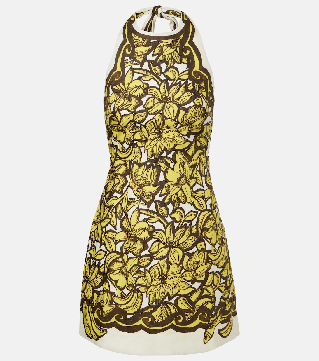 Mona floral hemp minidress | Alémais