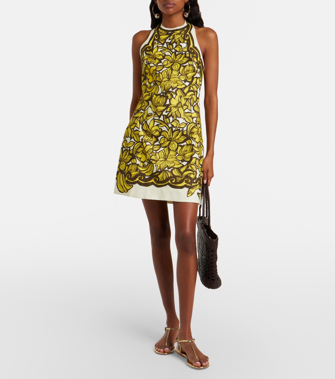 Mona floral hemp minidress | Alémais