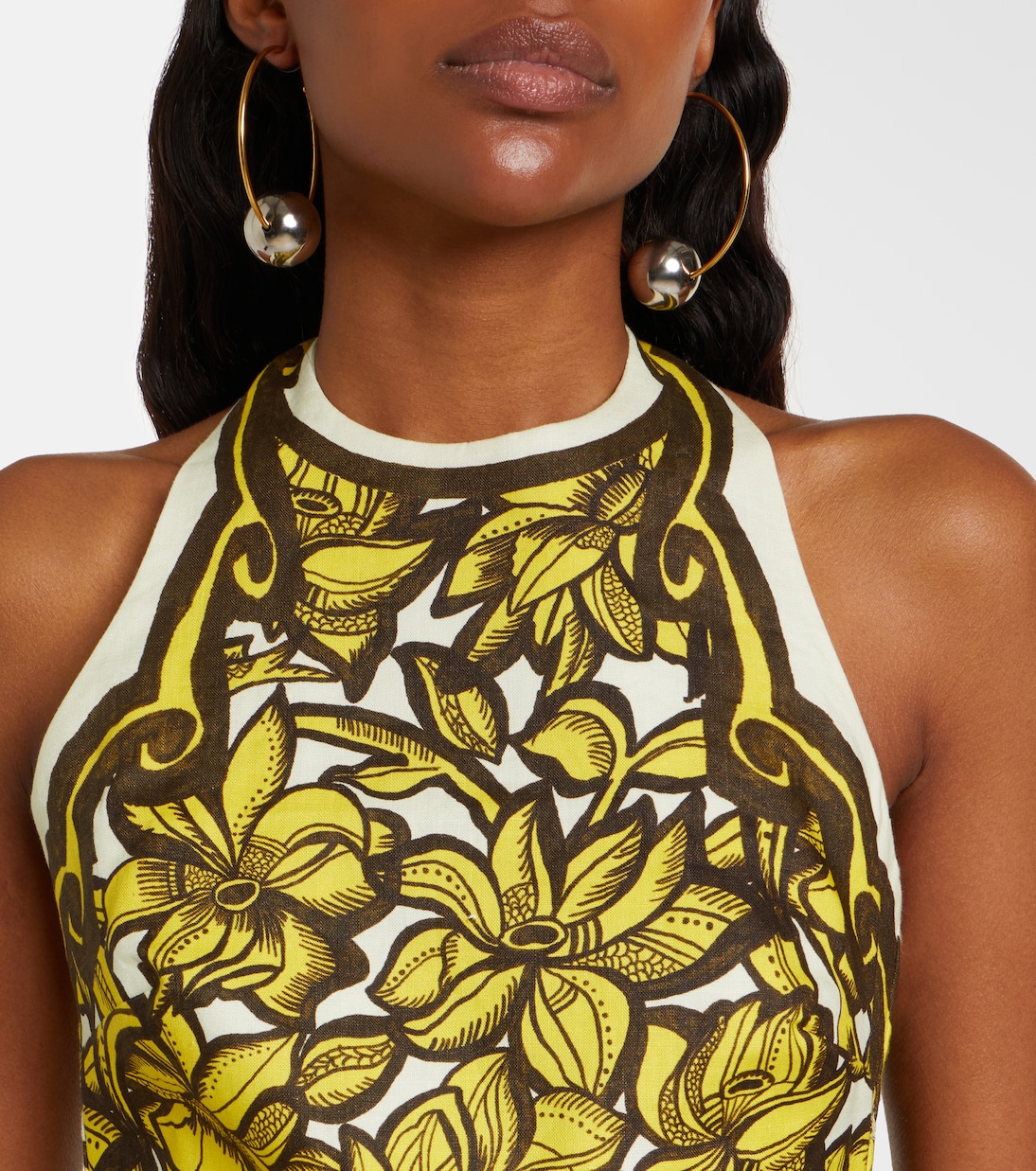 Mona floral hemp minidress | Alémais