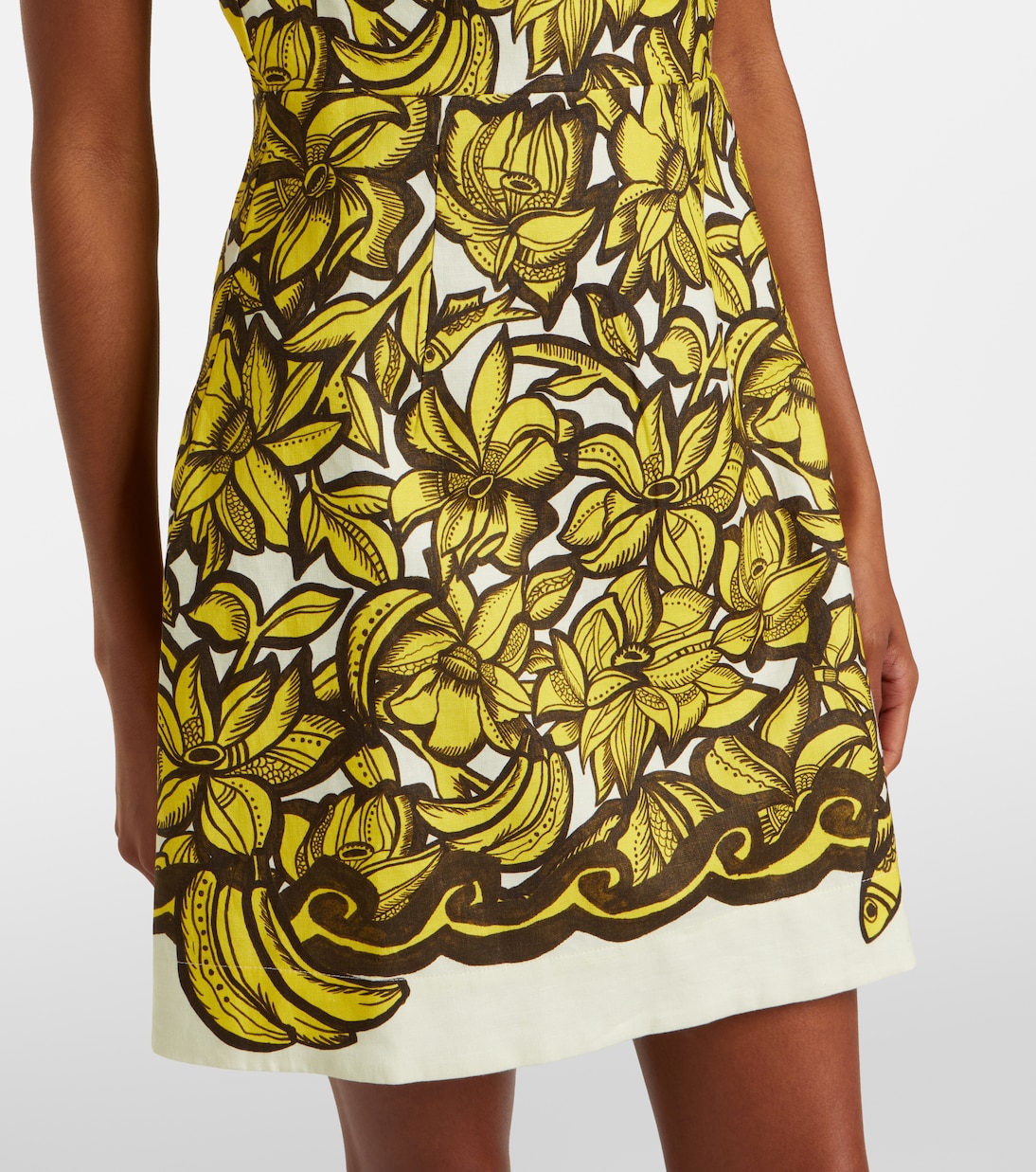 Mona floral hemp minidress | Alémais