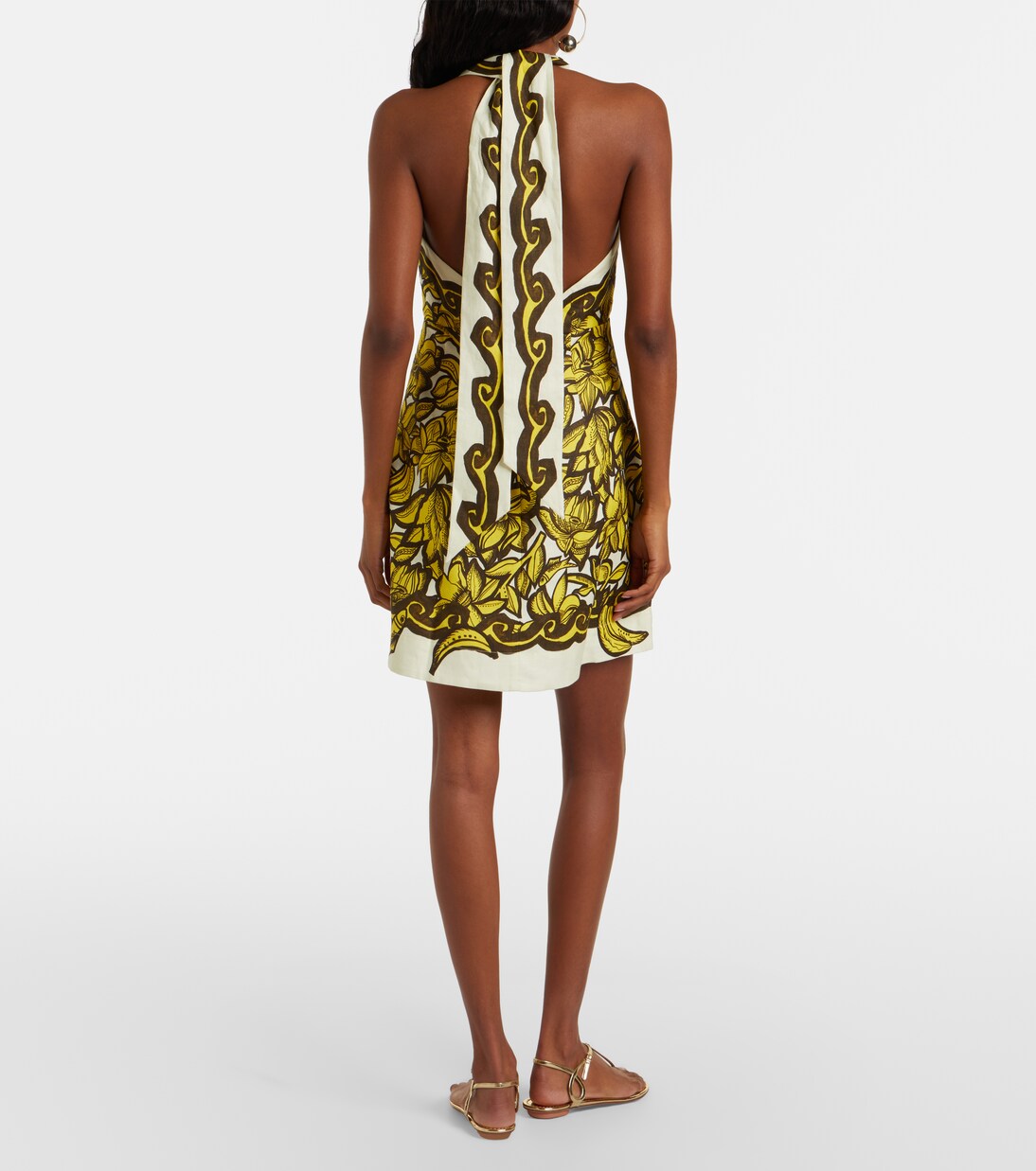 Mona floral hemp minidress | Alémais