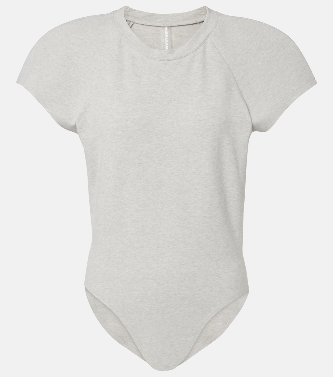 Bomber cotton-blend bodysuit | Norma Kamali