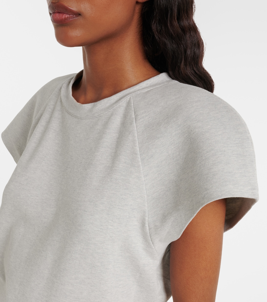 Bomber cotton-blend bodysuit | Norma Kamali