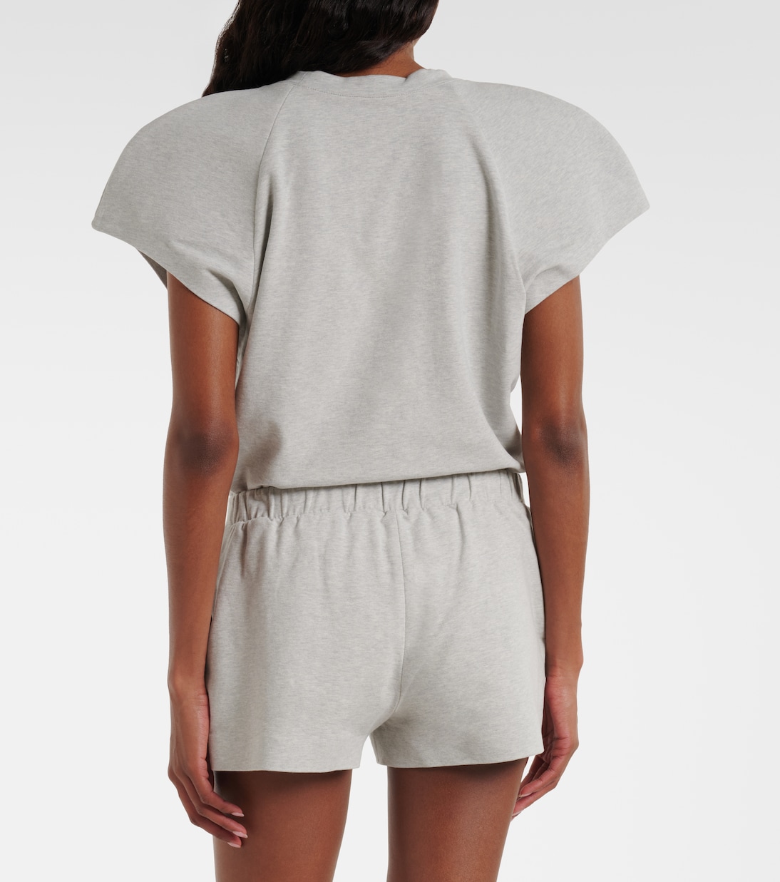 Bomber cotton-blend bodysuit | Norma Kamali