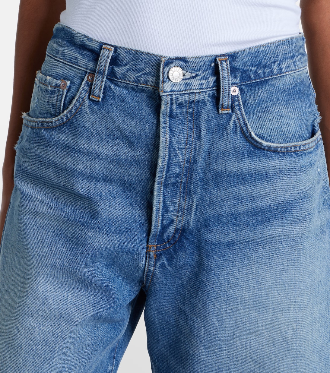 Indra denim Bermuda shorts | Agolde