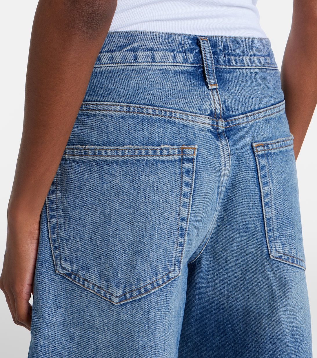 Indra denim Bermuda shorts | Agolde