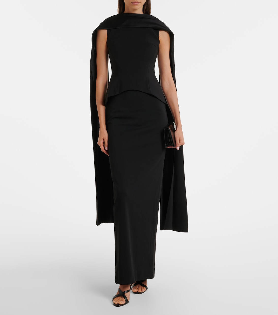 Robe Annie à col foulard | Solace London