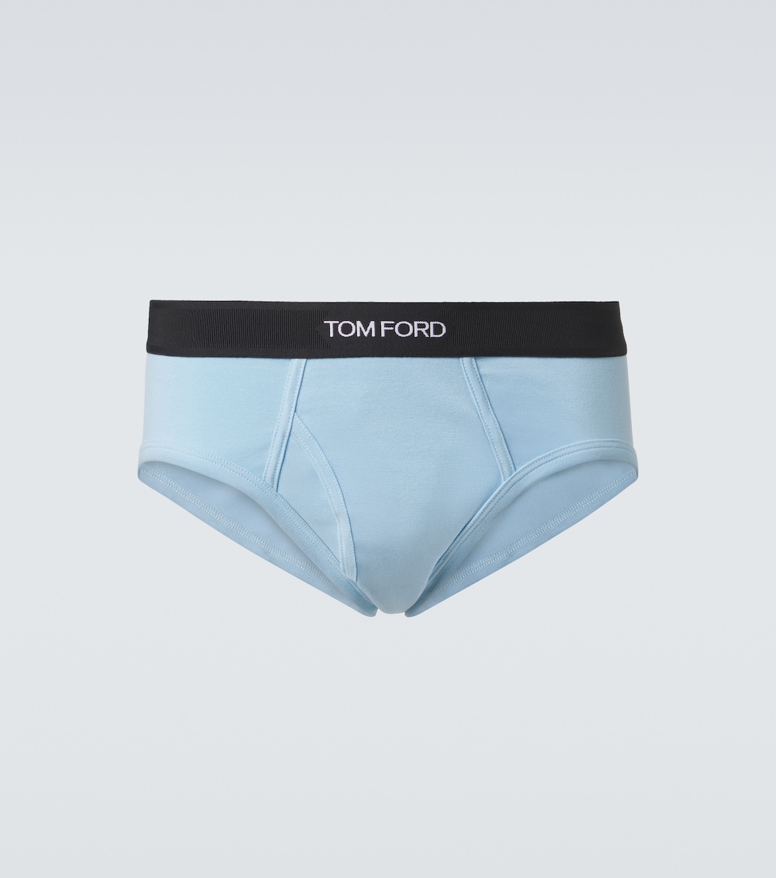 Logo cotton-blend briefs | Tom Ford