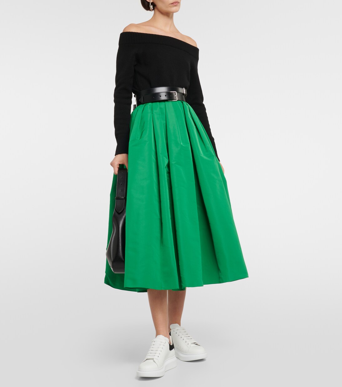 Oversized leather sneakers | McQueen