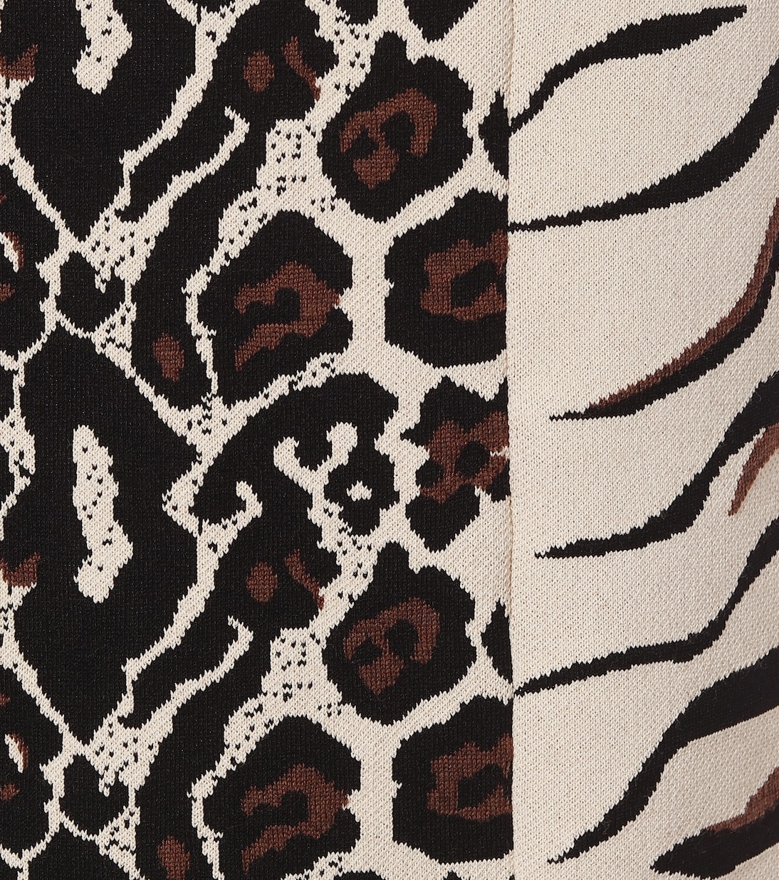 Animal-jacquard midi skirt | Stella McCartney