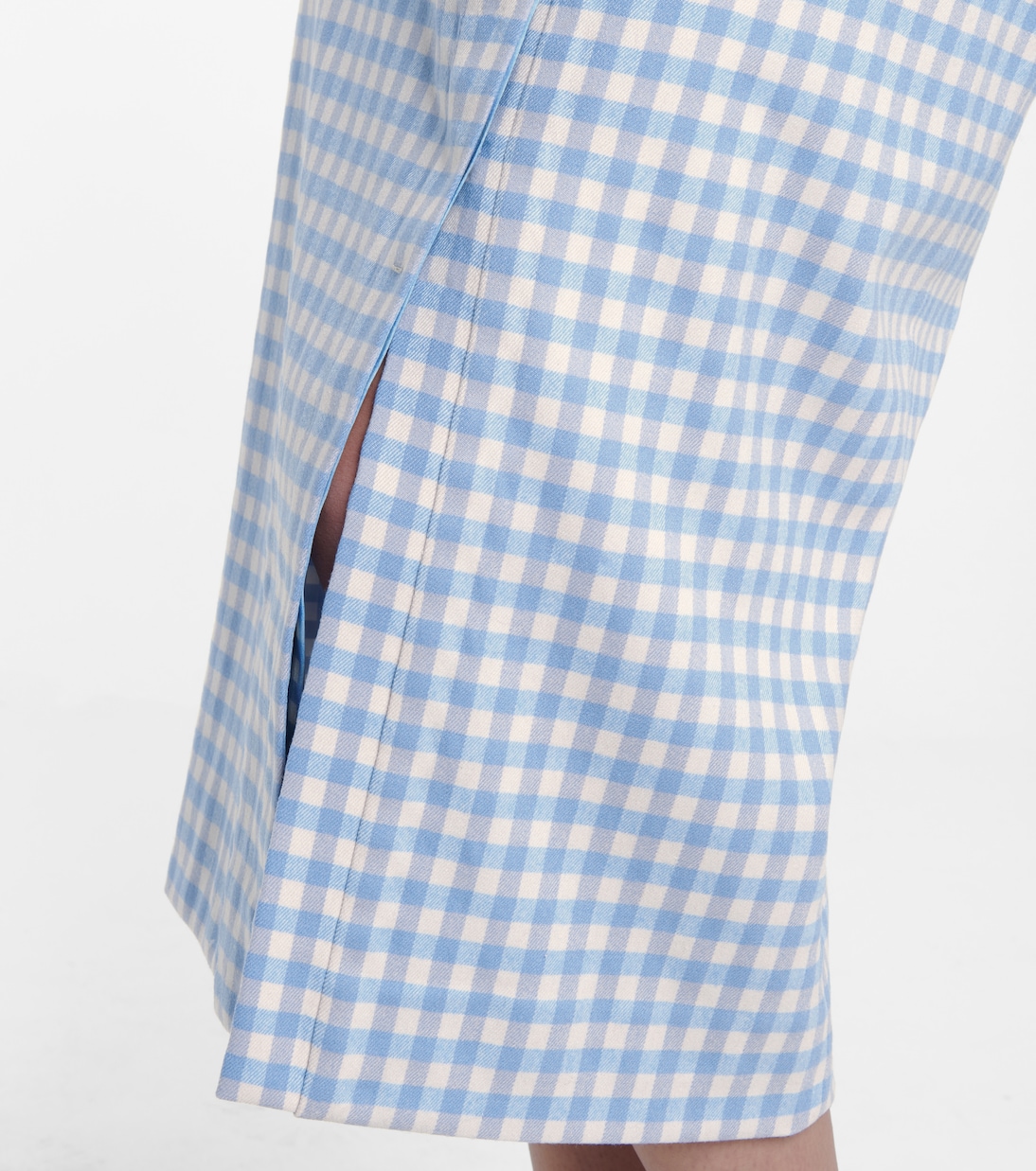 Lex gingham wool-blend pencil skirt | Altuzarra