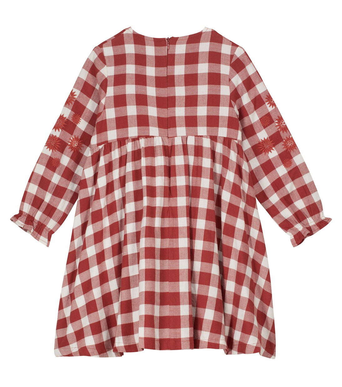 Robe brodée en coton à carreaux | Tartine et Chocolat