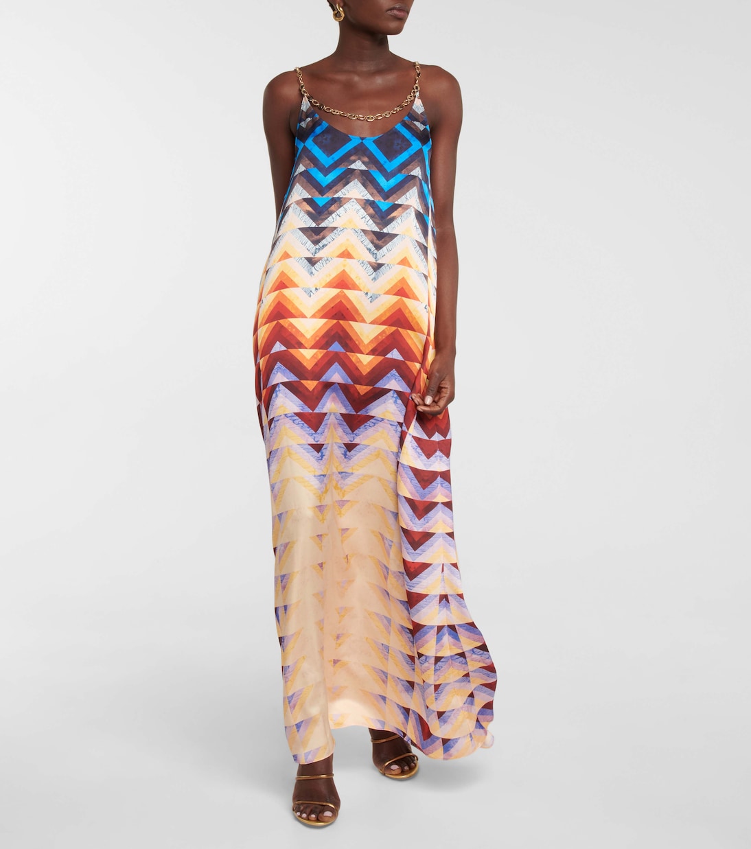 Verziertes Maxikleid | Rabanne