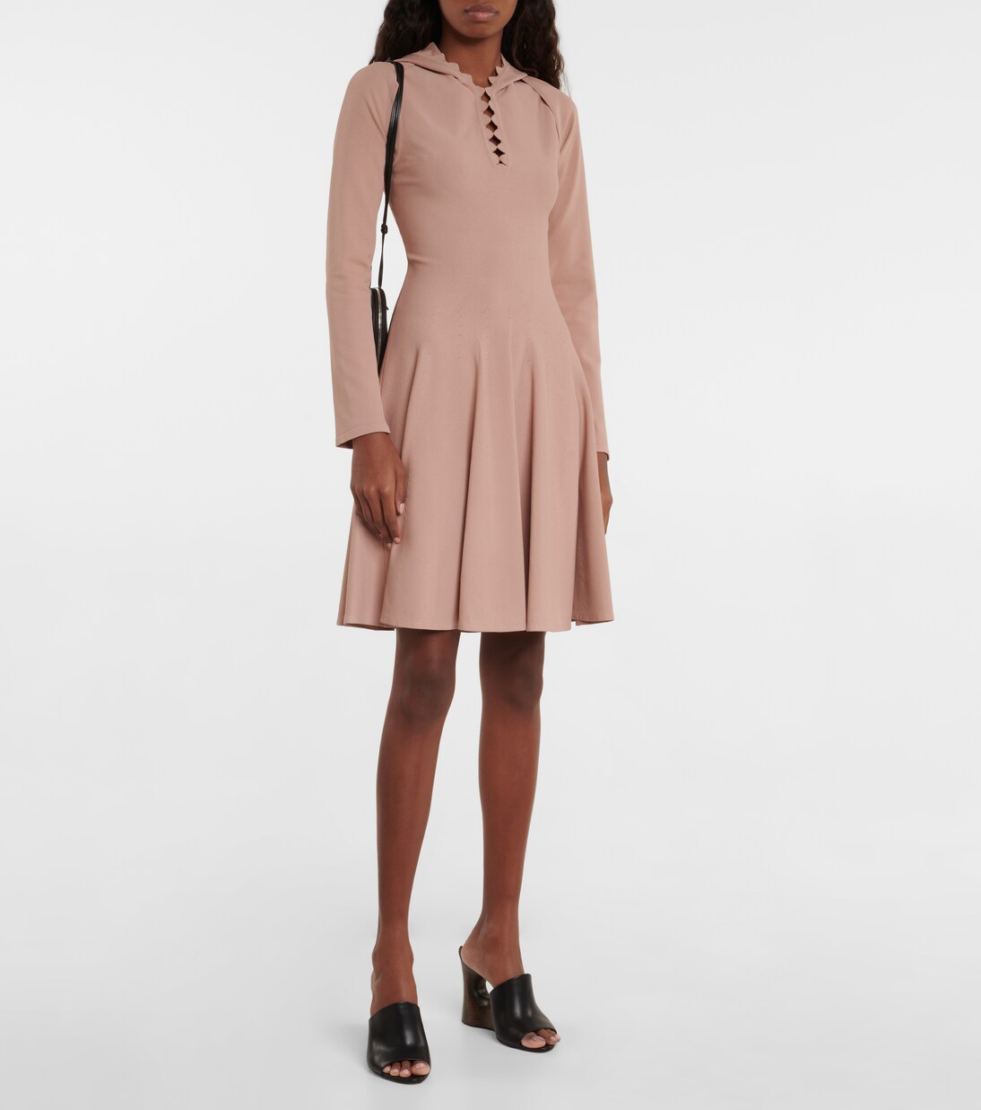 Hooded knit minidress | Alaïa