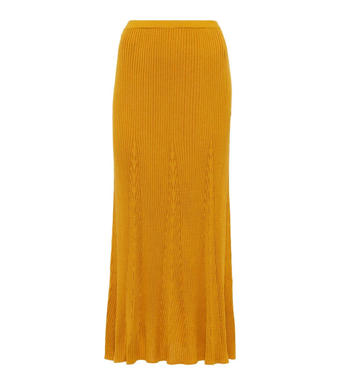 Meda silk and cashmere midi skirt | Gabriela Hearst