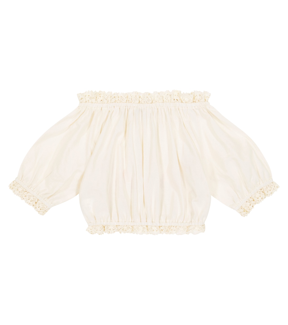 Clementine embroidered floral cotton blouse | The New Society