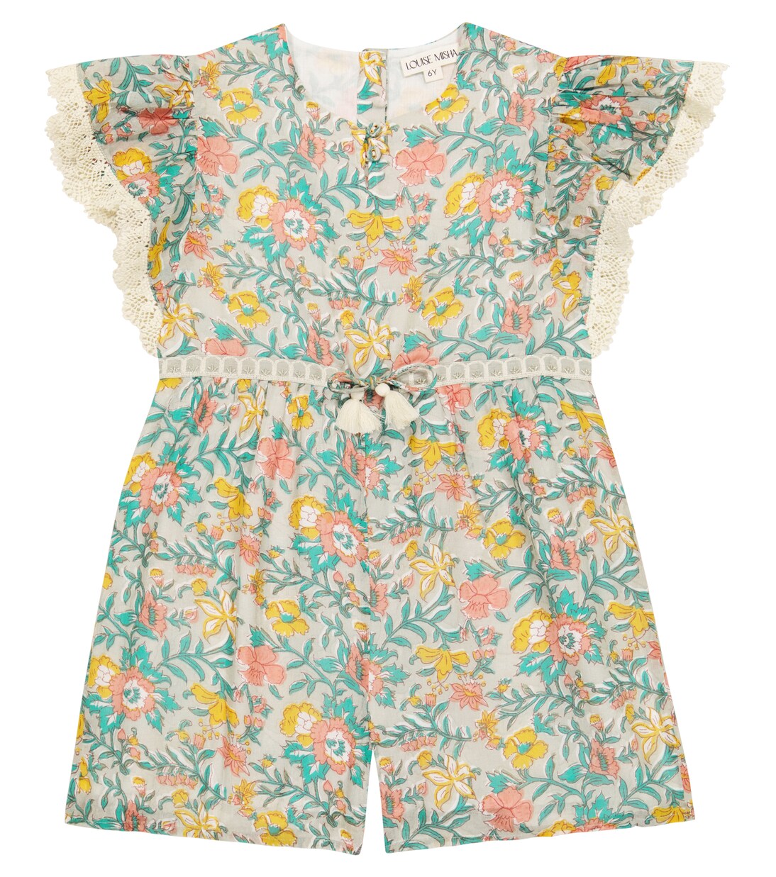 Mayalia floral cotton playsuit | Louise Misha