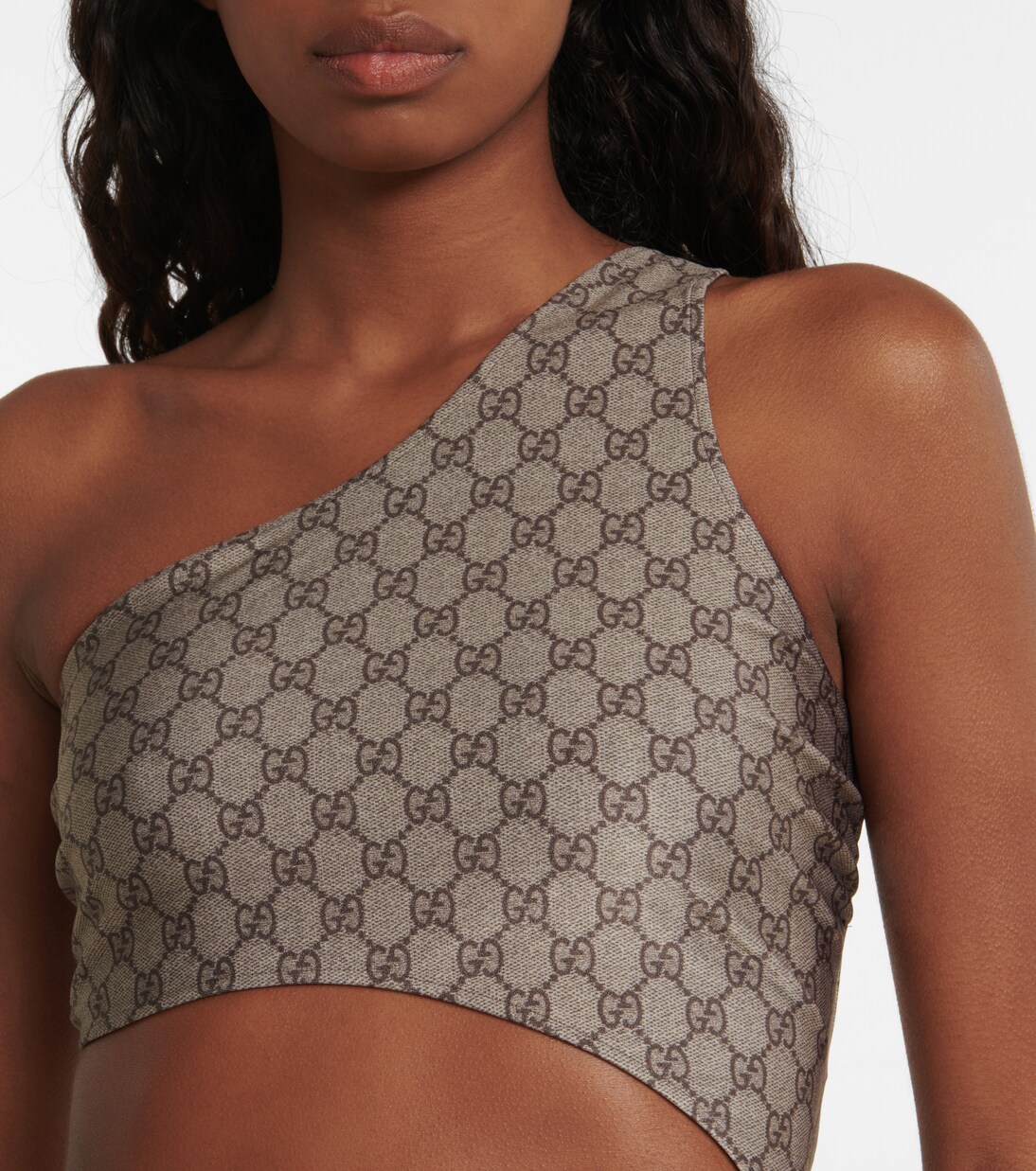 Bedruckter Badeanzug GG | Gucci