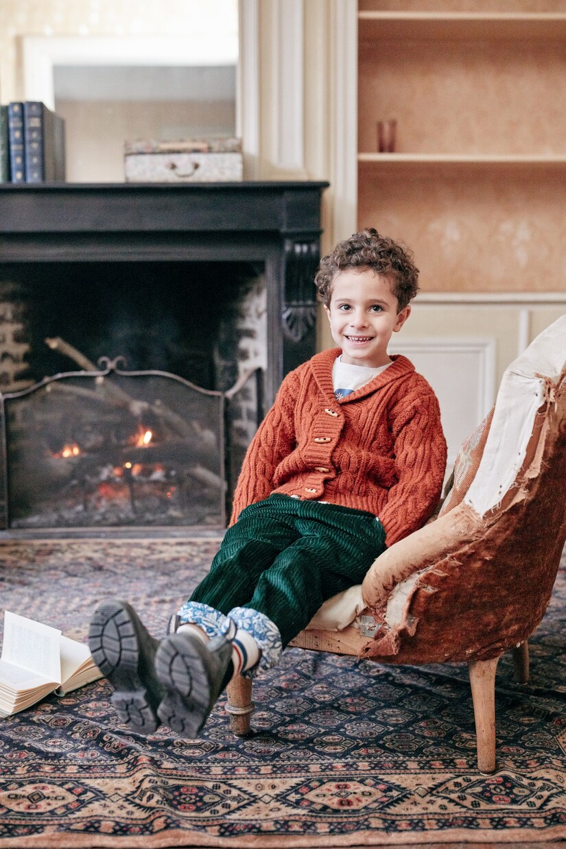 Sacha cable-knit wool-blend cardigan | Louise Misha