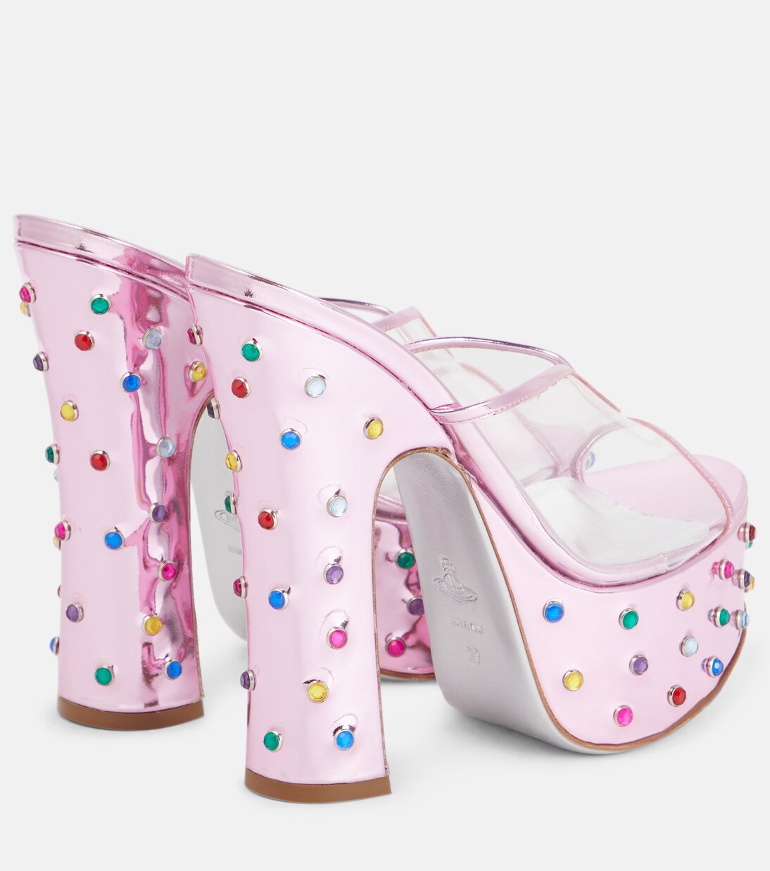 Verzierte Pantoletten Candy mit Leder | Vivienne Westwood