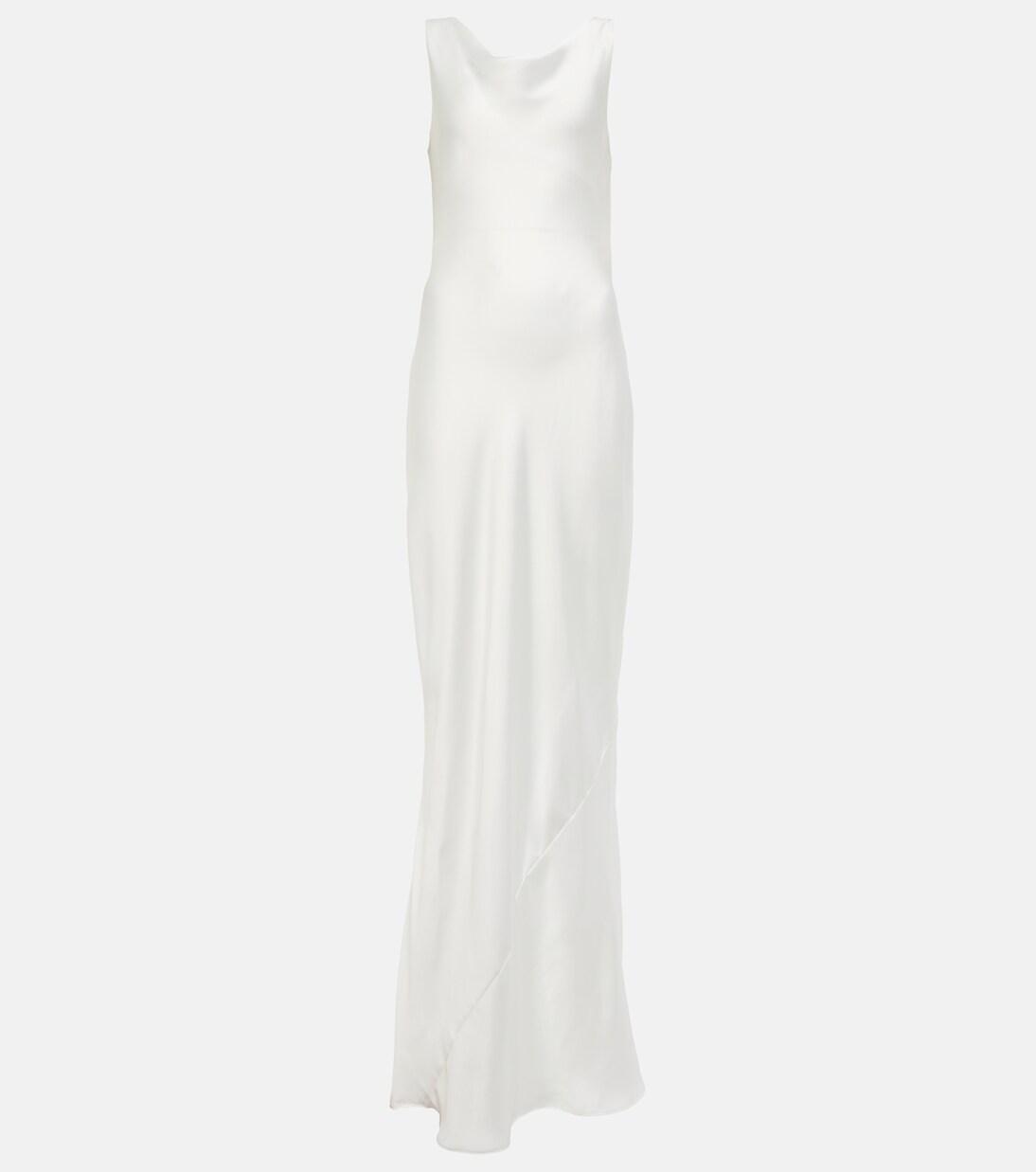 Robe longue Maria en satin | Norma Kamali