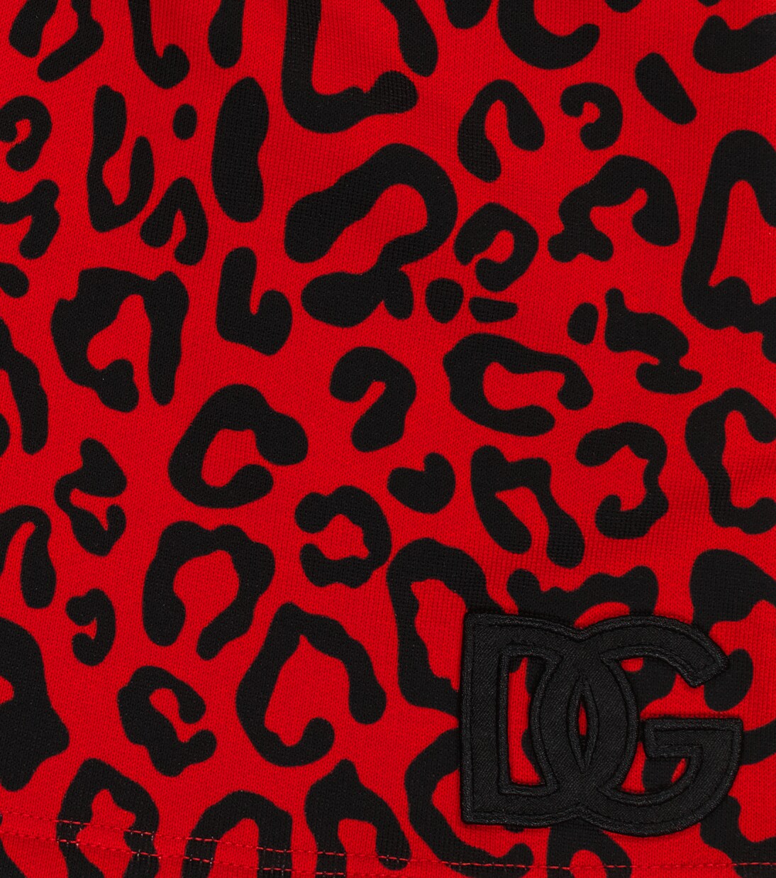 Leopard-print cotton jersey skirt | Dolce&Gabbana Kids