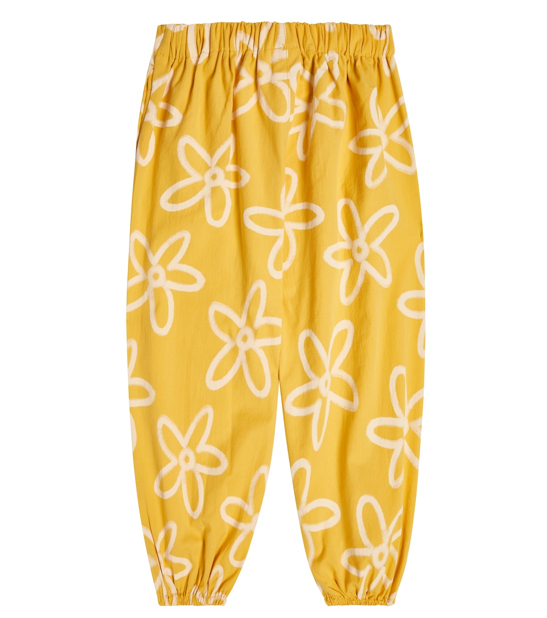 Pantalon Aladdin en coton à fleurs | Jellymallow