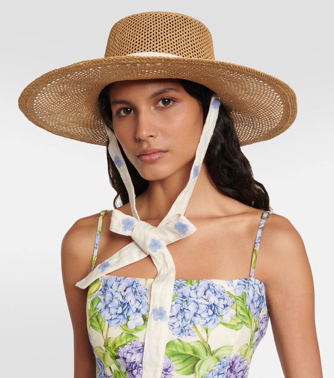 Raffia sun hat | Agua by Agua Bendita