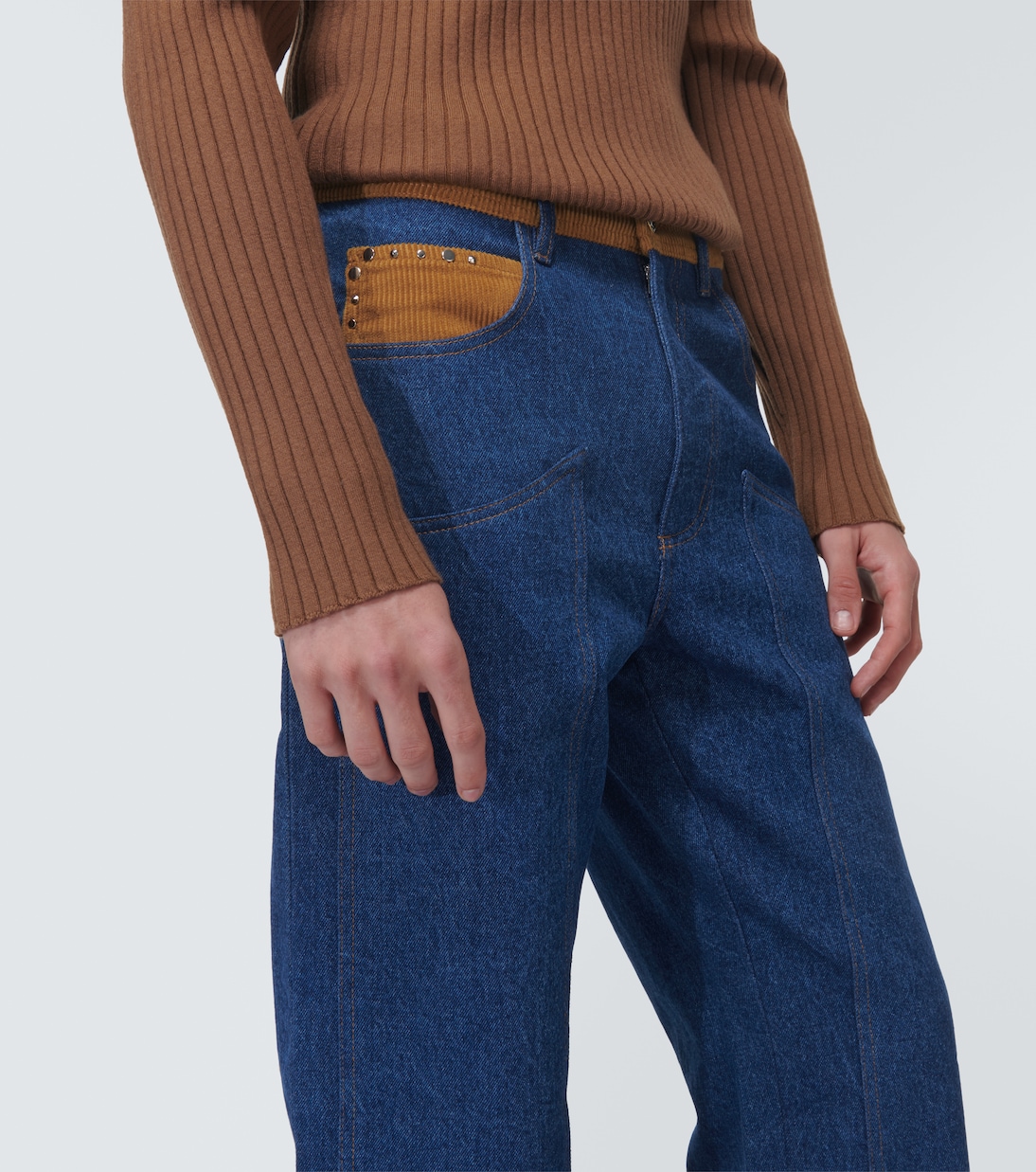 Cymbal wide-leg jeans | Wales Bonner