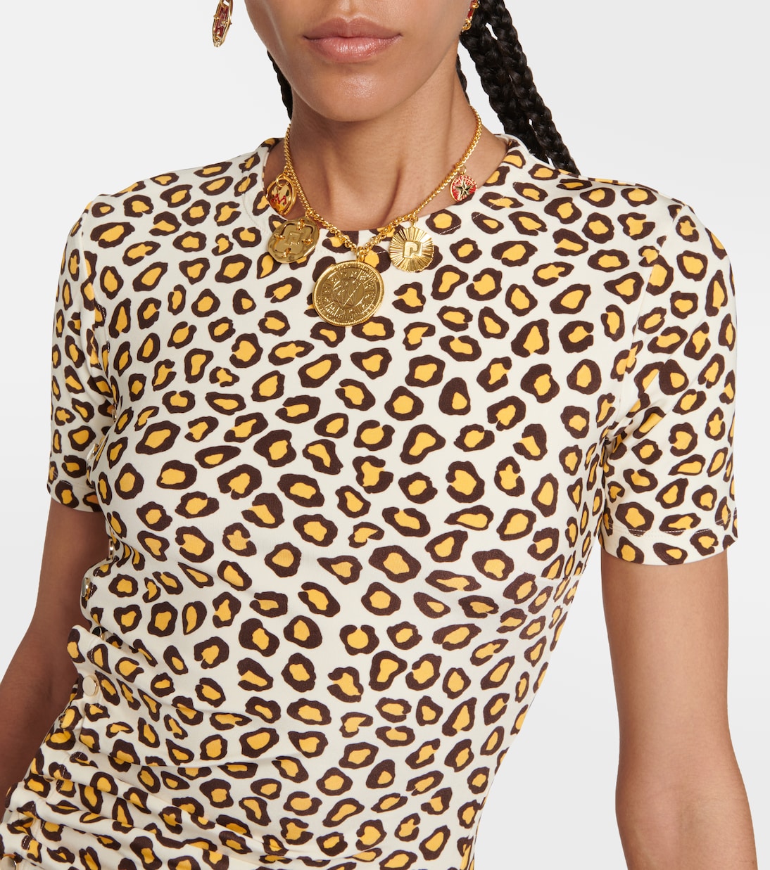 Robe longue imprimée | Rabanne