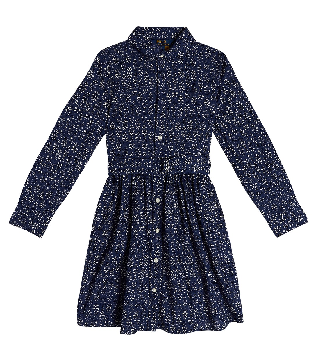 Floral cotton shirt dress | Polo Ralph Lauren Kids