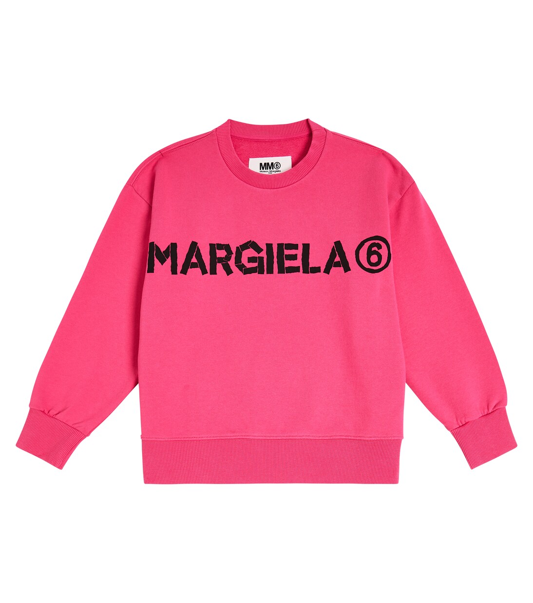 Sweat-shirt en coton à logo | MM6 Maison Margiela Kids