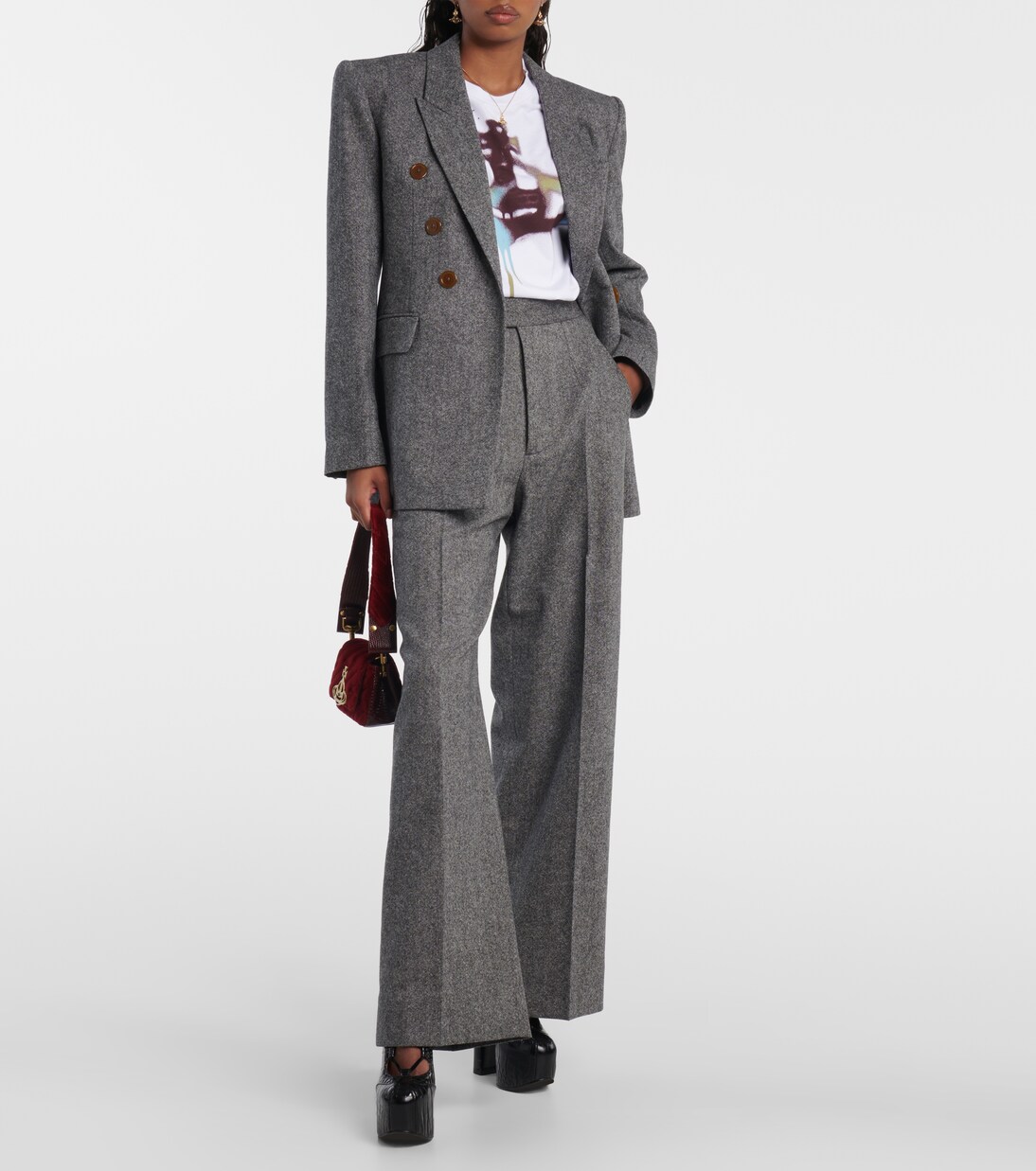 Tailored straight wool pants | Vivienne Westwood