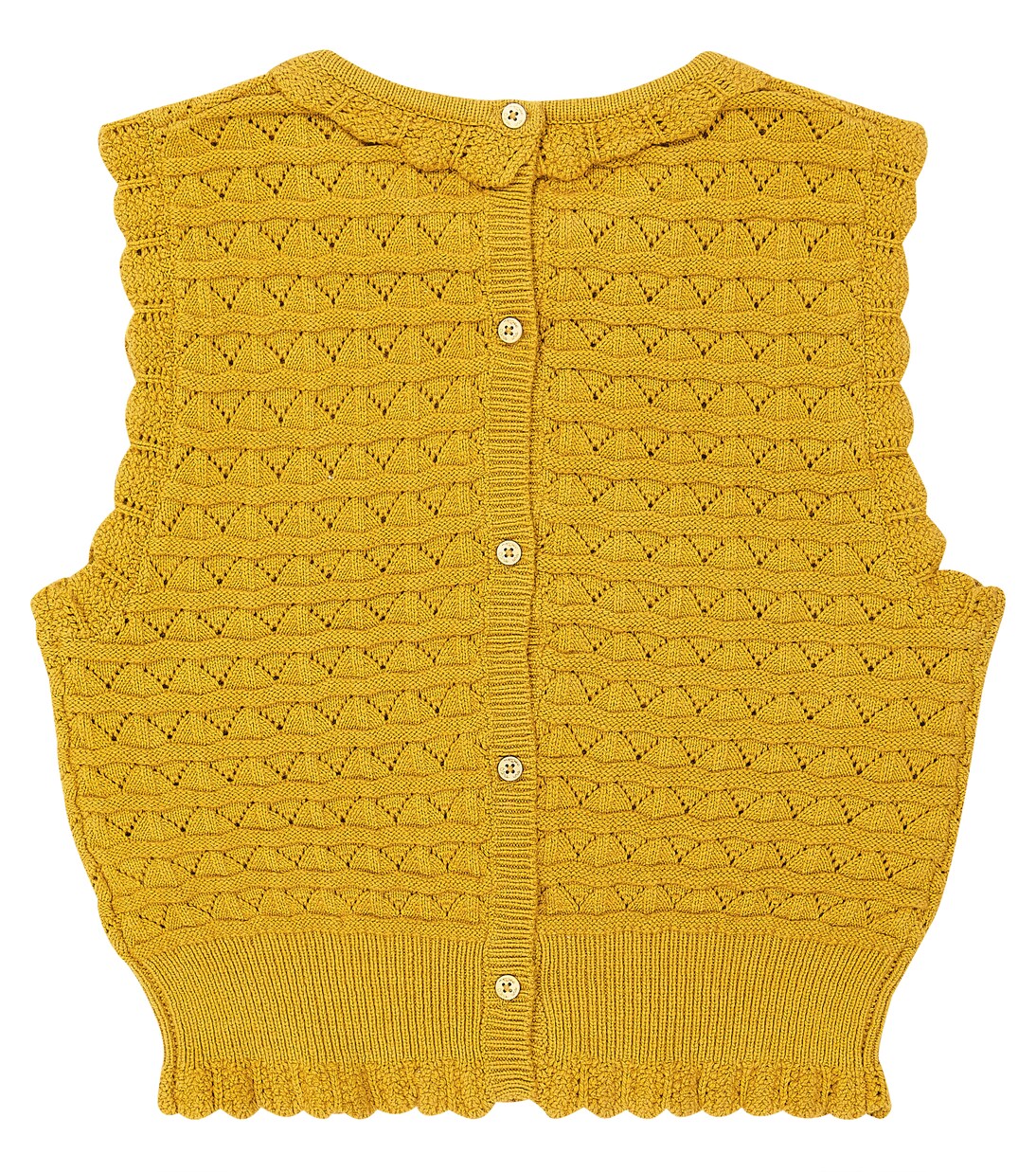 Amy cotton-blend sweater vest | C'era Una Volta