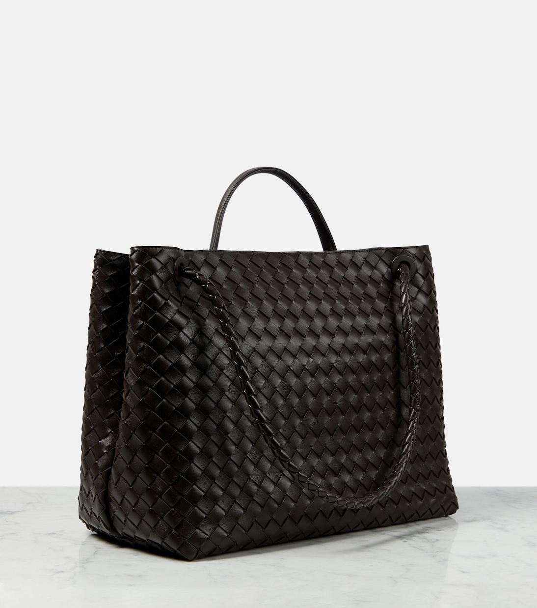 Sac Andiamo Large en cuir | Bottega Veneta