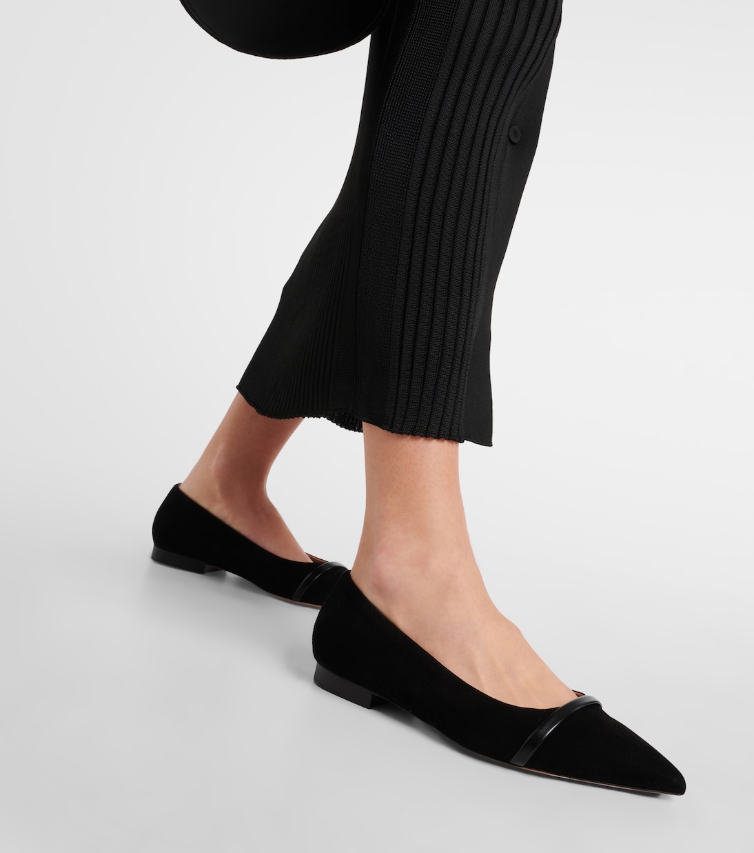 Jhene leather ballet flats | Malone Souliers