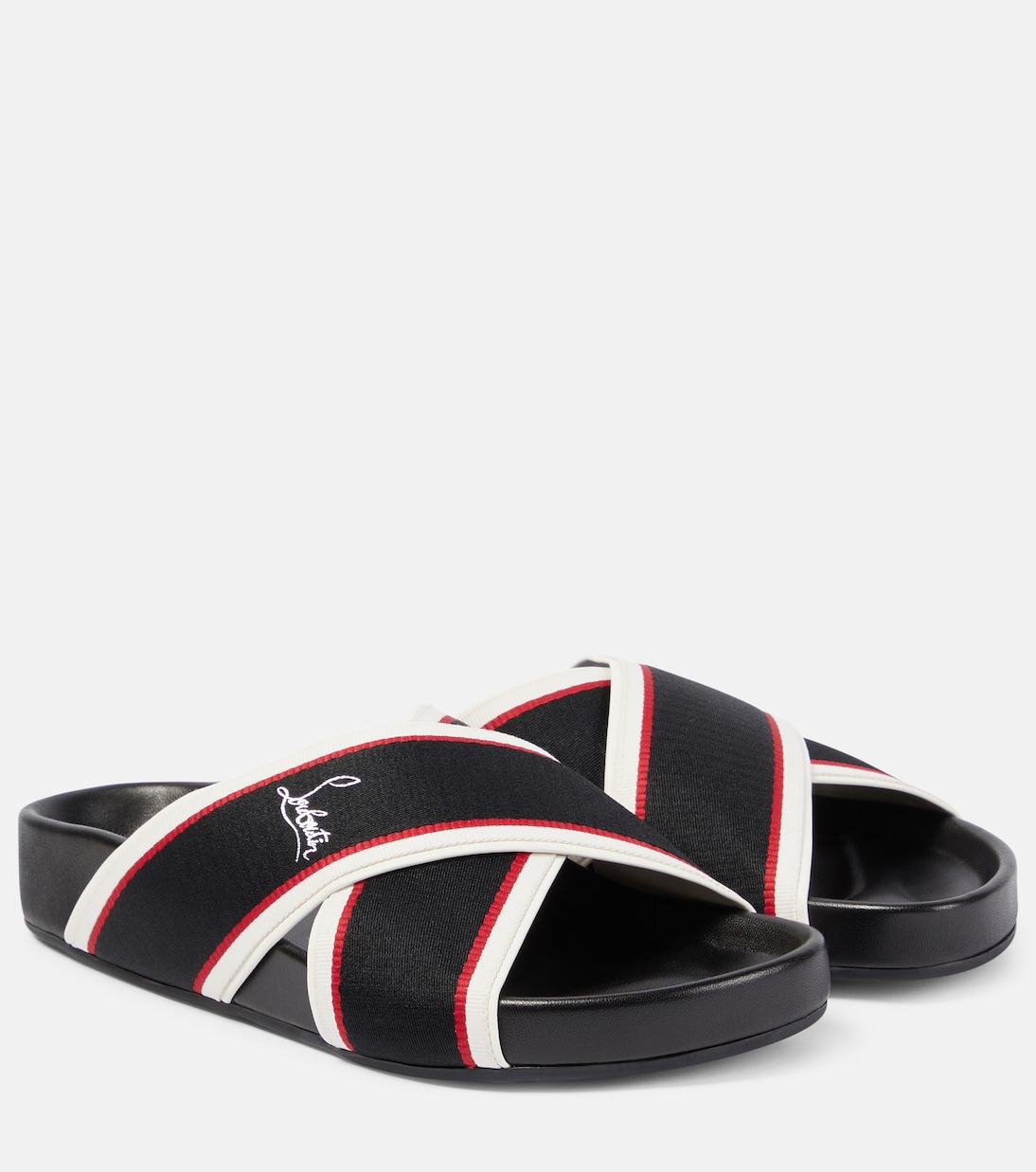 Hot Cross Bizz ribbon sandals | Christian Louboutin