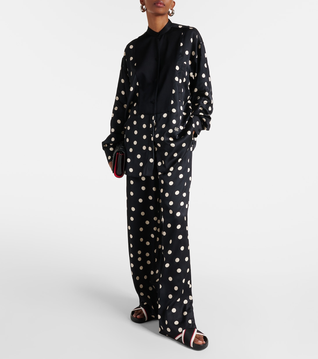 Hot Cross Bizz ribbon sandals | Christian Louboutin