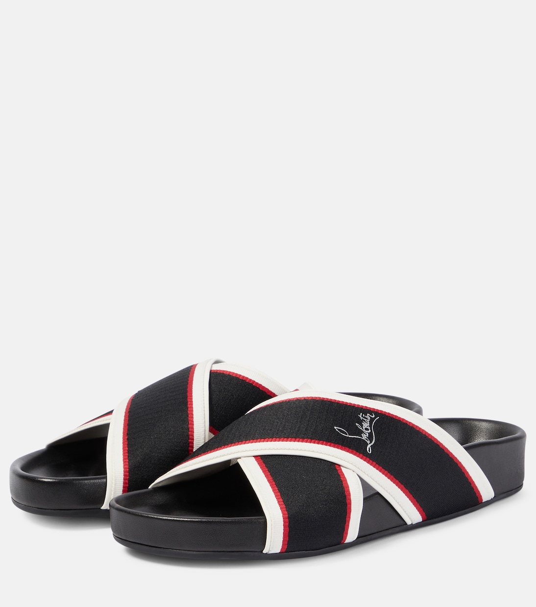 Hot Cross Bizz ribbon sandals | Christian Louboutin