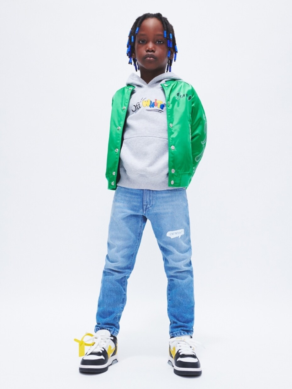Bomberjacke Bandana aus Satin | Off-White Kids
