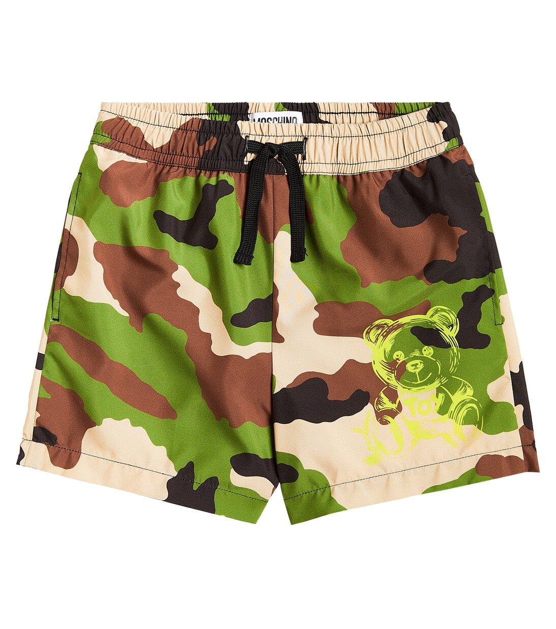 Teddy Bear camouflage swim trunks | Moschino Kids