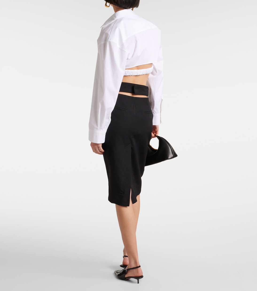 Midirock La Jupe Bari aus Schurwolle | Jacquemus