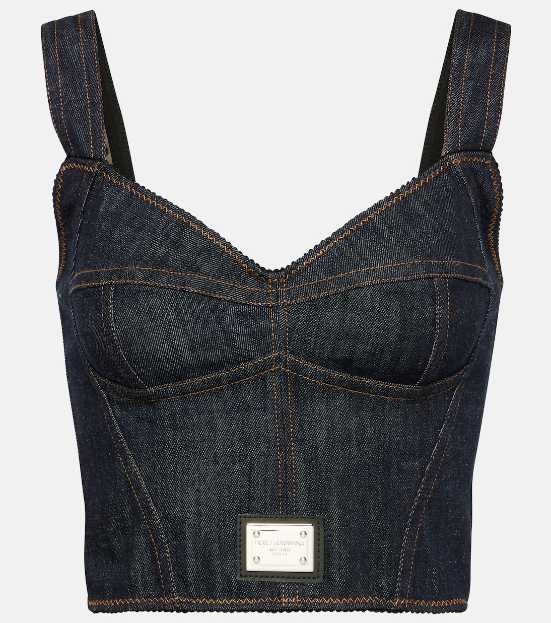 Top bustier de denim | Dolce&Gabbana