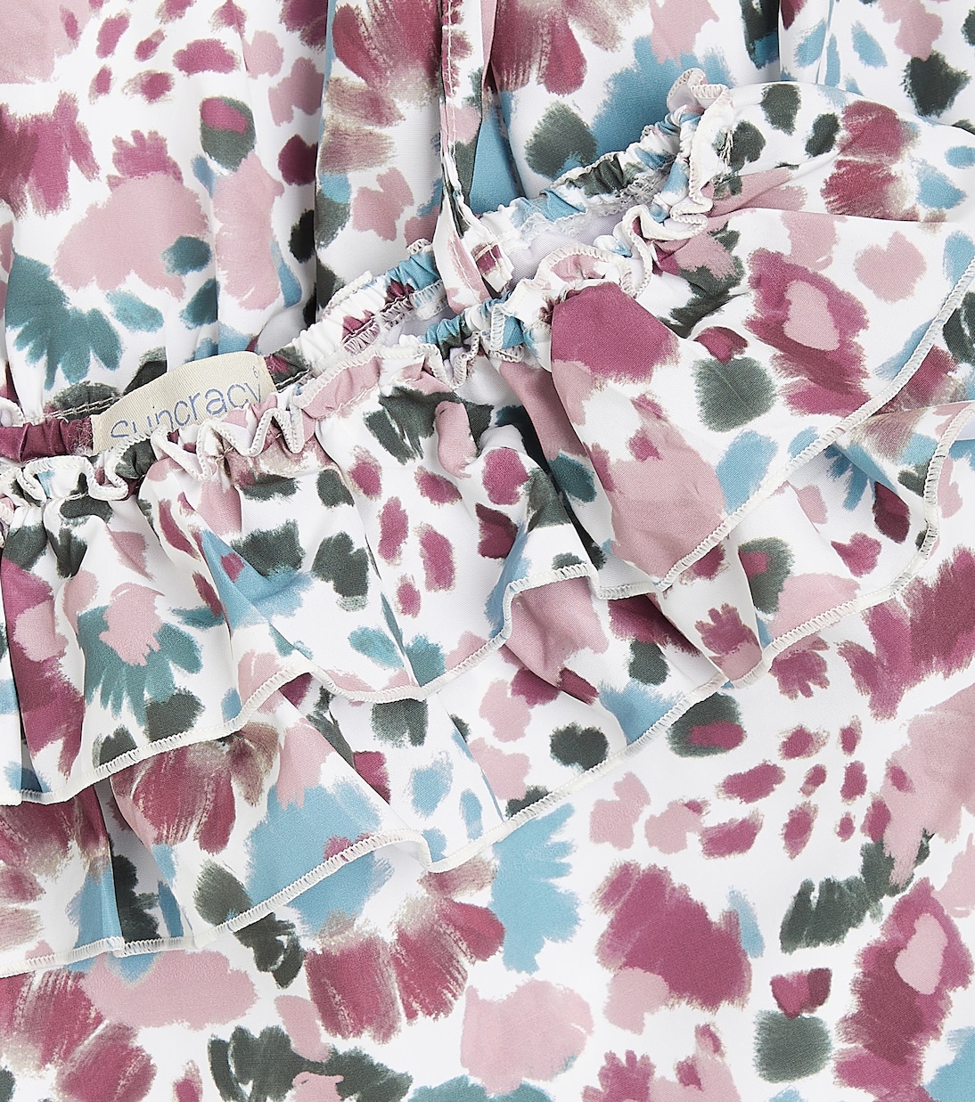 Amalfi ruffled printed dress | Suncracy