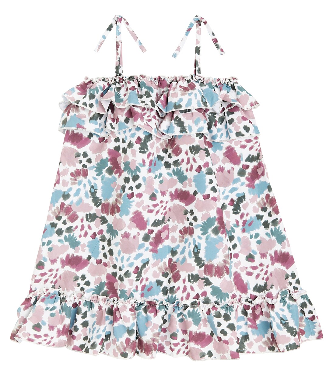 Amalfi ruffled printed dress | Suncracy